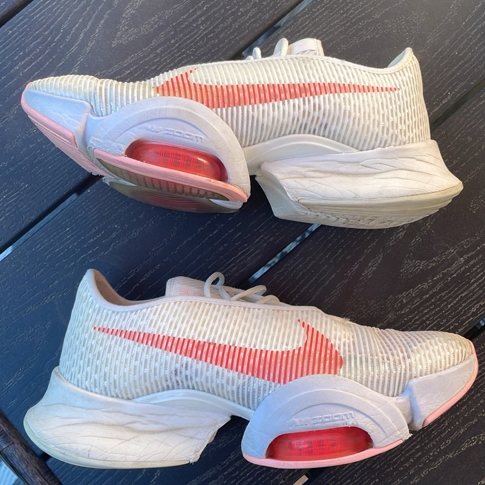 Nike Air Zoom SuperRep 2 in Summit White and Crimson woman’s size 8